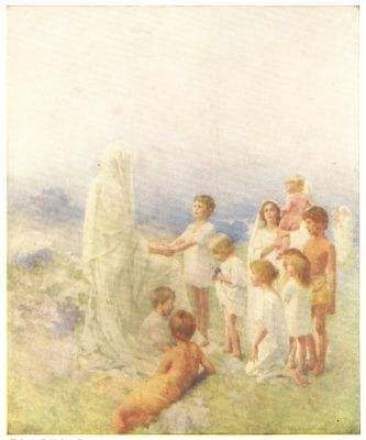 "Suffer the little children to come unto me, and forbid them not: for of such is the kingdom of God" "Suffer the little children to come unto me, and forbid them not: for of such is the kingdom of God"
